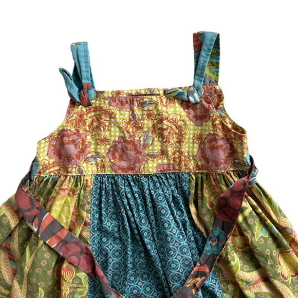 Matilda Jane Leona Dress You and Me Scottie Dog Apron Dress Size 4 - Picture 12 of 16